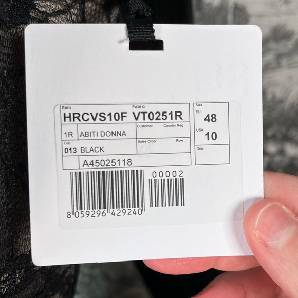 Authentic Valentino Lace-Overlay Dress - Picture 12 of 12